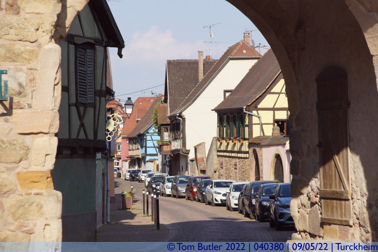 Photo ID: 040380, View through the gate, Turckheim, France