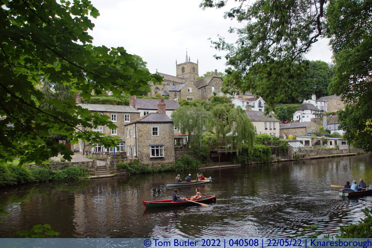Photo ID: 040508, Boating on the River Nidd, Knaresborough, England