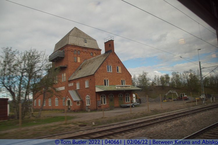 Photo ID: 040661, Former station building, Between Kiruna and Abisko, Sweden