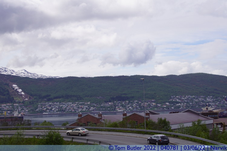 Photo ID: 040781, View over the Fjord, Narvik, Norway