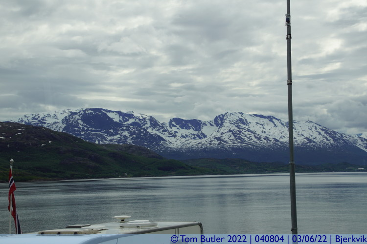 Photo ID: 040804, Looking up the Fjord, Bjerkvik, Norway