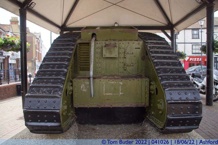 Photo ID: 041026, Rear or the tank, Ashford, England