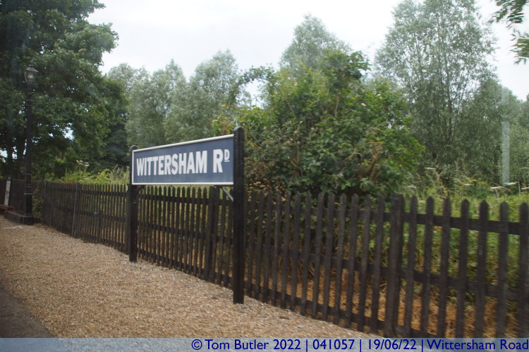 Photo ID: 041057, Entering the station, Wittersham Road, England