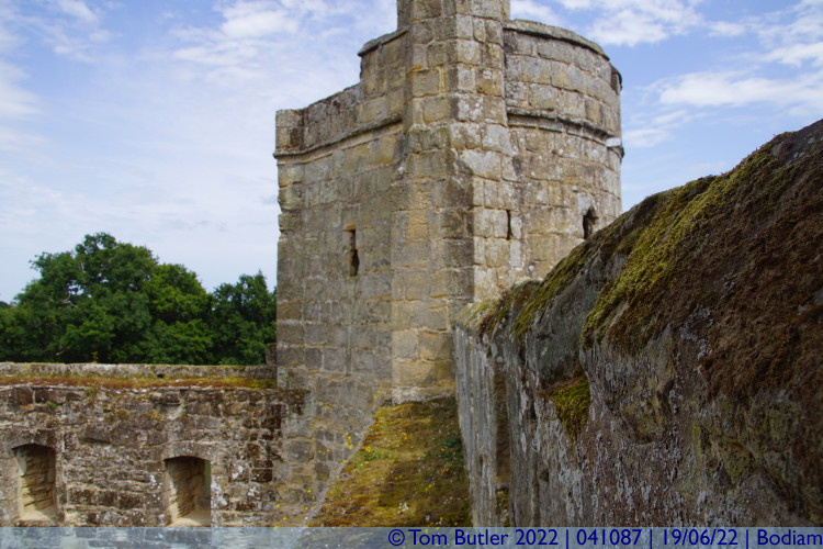 Photo ID: 041087, Inside the postern tower, Bodiam, England