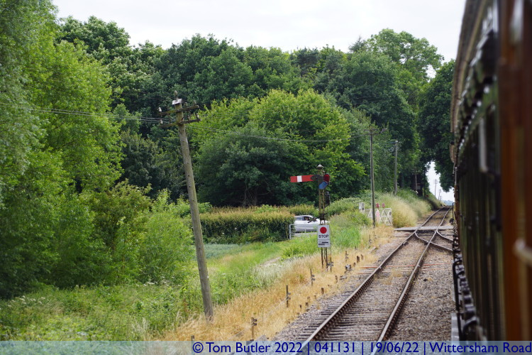Photo ID: 041131, The line travelled, Wittersham Road, England