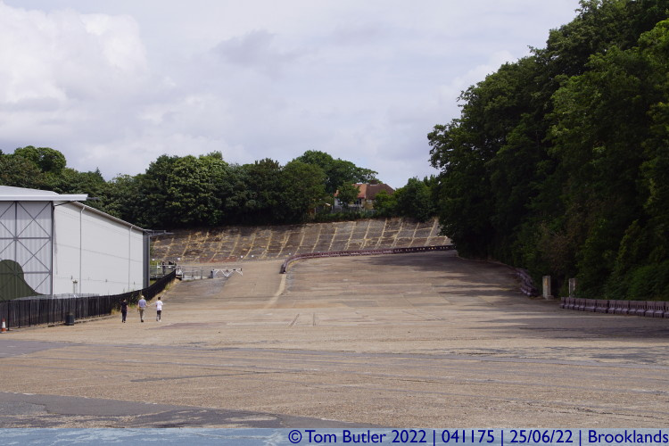Photo ID: 041175, Looking towards the top of the race track, Brooklands, England