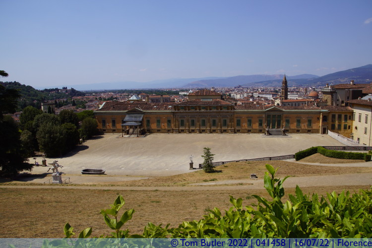 Photo ID: 041458, Rear of the Palazzo Pitti, Florence, Italy