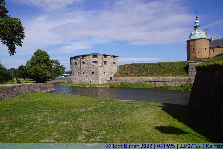 Photo ID: 041695, View from the dry moat, Kalmar, Sweden