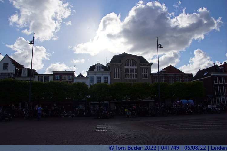 Photo ID: 041749, Buildings at the back of the Beestenmarkt , Leiden, Netherlands