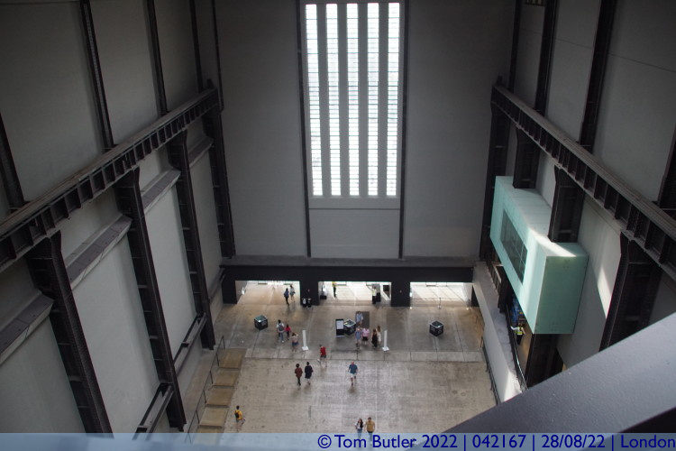 Photo ID: 042167, Looking down on the Turbine Hall, London, England