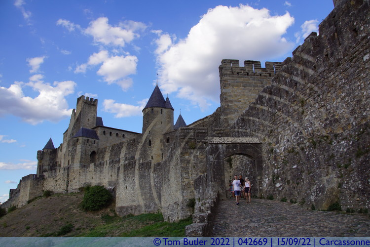 Photo ID: 042669, Outside the Porte d'Aude, Carcassonne, France