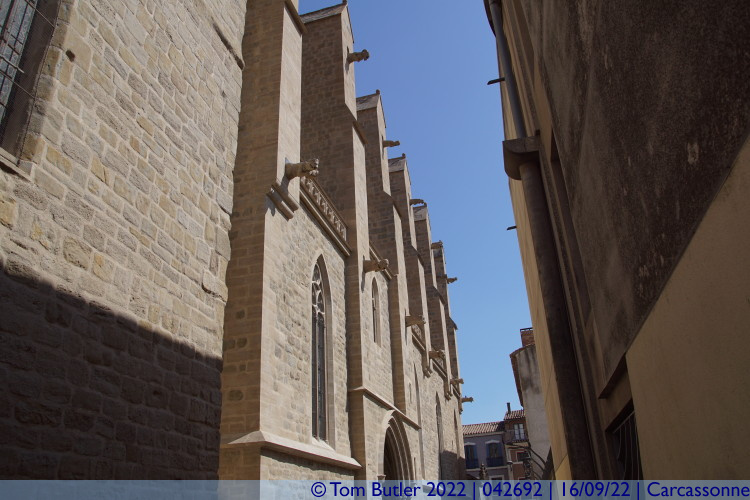 Photo ID: 042692, Restored walls, Carcassonne, France