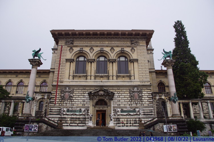 Photo ID: 042968, Front of the Palais de Rumine, Lausanne, Switzerland