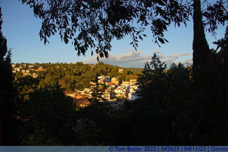 Photo ID: 043623, View over the hills of Girona, Girona, Spain