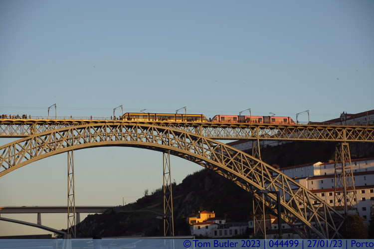 Photo ID: 044499, Ponte Dom Lus I with Metro, Porto, Portugal