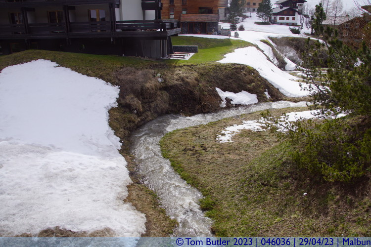 Photo ID: 046036, Snow melt and stream, Malbun, Liechtenstein