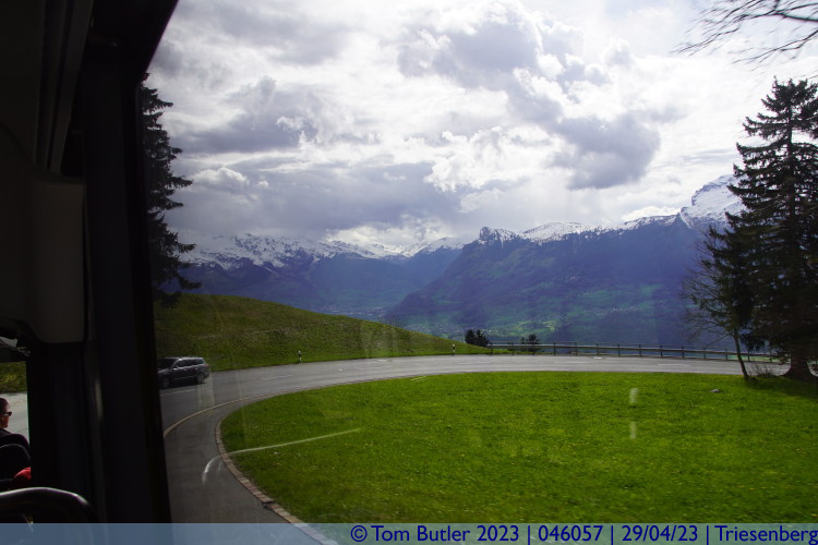 Photo ID: 046057, Looking across to the Swiss alps, Triesenberg, Liechtenstein