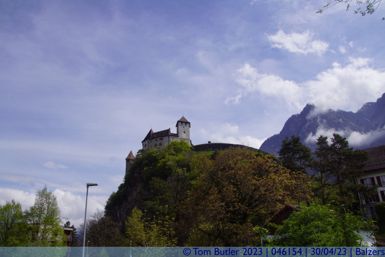 Photo ID: 046154, Looking back at Burg Gutenberg, Balzers, Liechtenstein