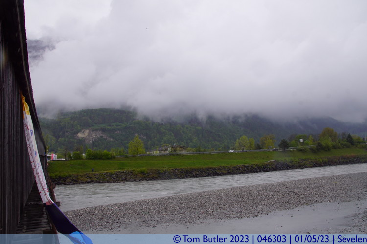 Photo ID: 046303, View across into Liechtenstein from Switzerland, Sevelen, Switzerland
