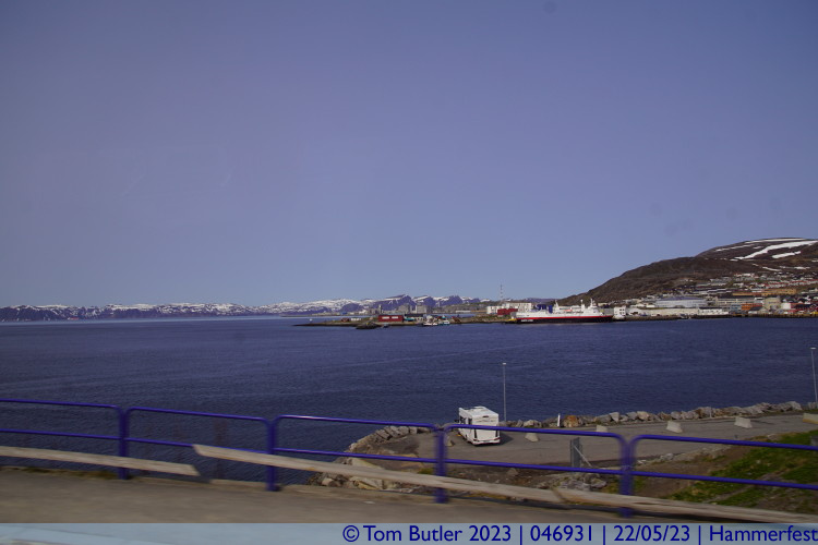 Photo ID: 046931, MS Vesterlen in harbour, Hammerfest, Norway