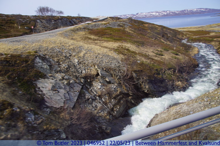 Photo ID: 046952, Mountain stream, Between Hammerfest and Kvalsund, Norway