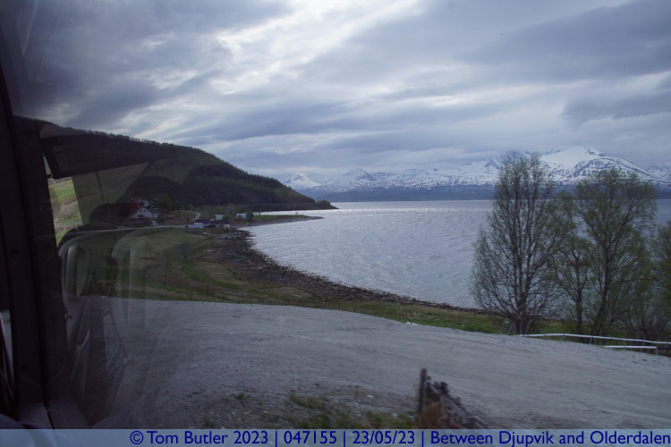 Photo ID: 047155, By the Lyngenfjorden, Between Djupvik and Olderdalen, Norway