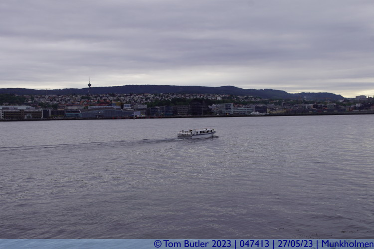 Photo ID: 047413, The Munkholmen shuttle returns to Trondheim, Munkholmen, Norway