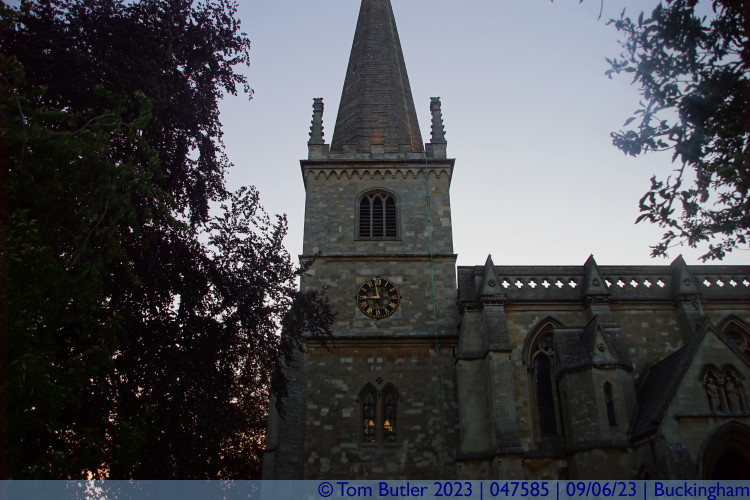 Photo ID: 047585, Spire of the church, Buckingham, England