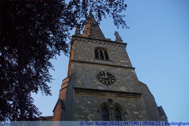 Photo ID: 047590, Tower of the Parish Church, Buckingham, England