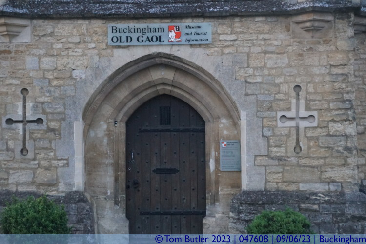 Photo ID: 047608, Entrance to the Gaol, Buckingham, England