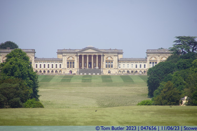 Photo ID: 047656, Stowe House from the Corinthian Arch, Stowe, England