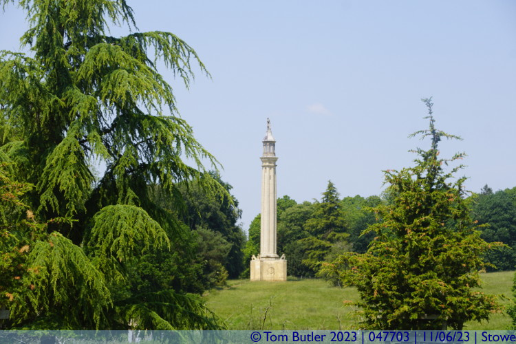 Photo ID: 047703, Lord Cobham's Pillar, Stowe, England