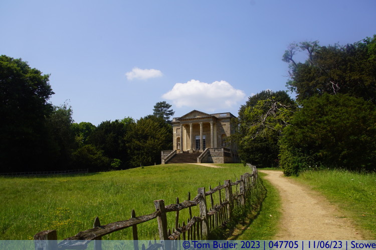 Photo ID: 047705, Approaching the Queens Temple, Stowe, England