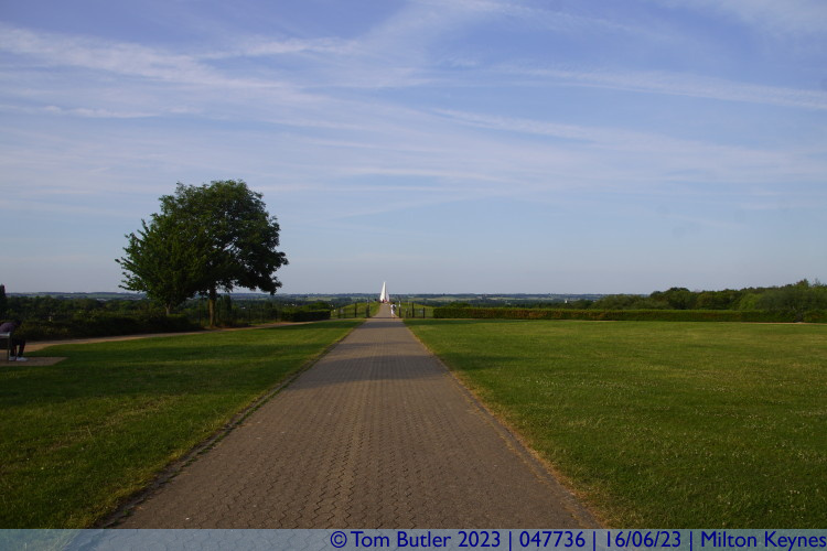 Photo ID: 047736, Looking towards the Light Pyramid, Milton Keynes, England