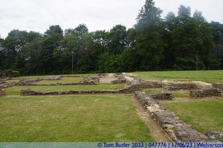 Photo ID: 047776, Inside the Roman ruins, Wolverton, England