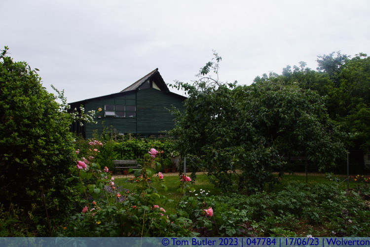 Photo ID: 047784, View across the kitchen garden, Wolverton, England