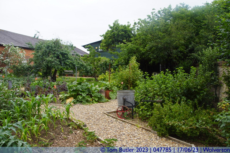 Photo ID: 047785, In the farm garden, Wolverton, England