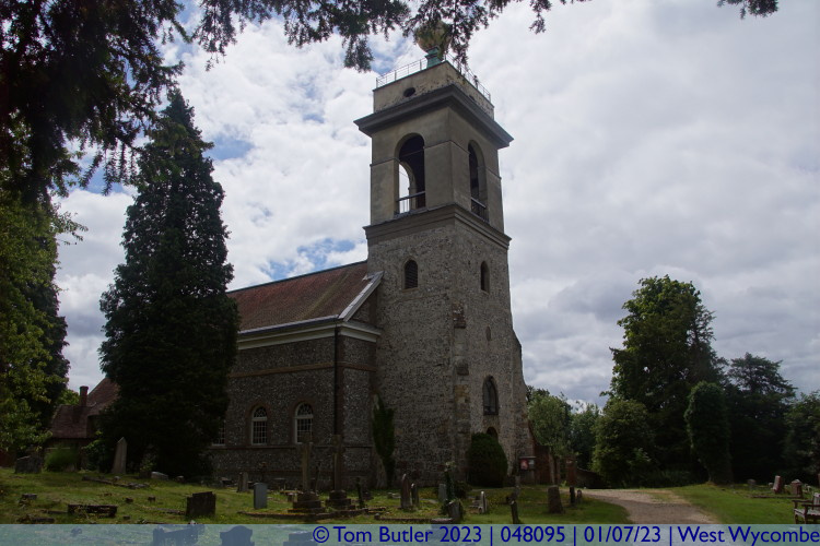Photo ID: 048095, Approaching the church, West Wycombe, England