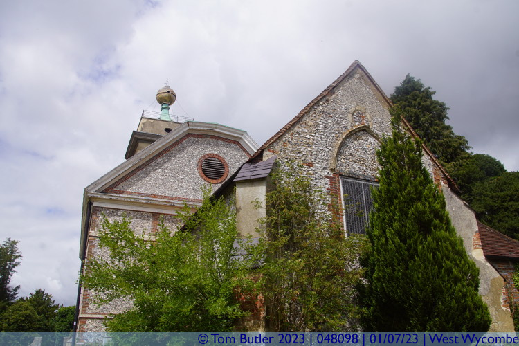 Photo ID: 048098, Rear of the church, West Wycombe, England