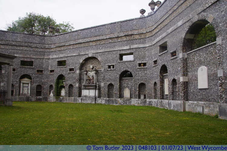 Photo ID: 048103, Inside the Mausoleum, West Wycombe, England