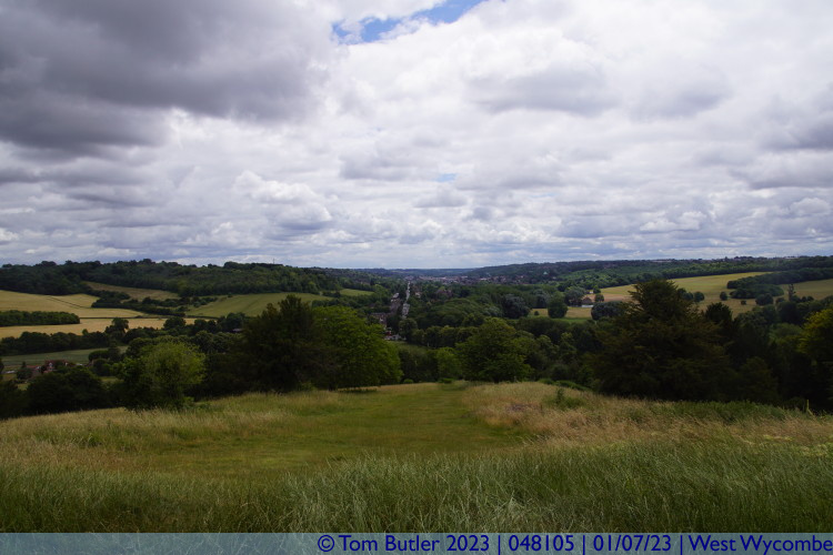 Photo ID: 048105, View from the Mausoleum, West Wycombe, England