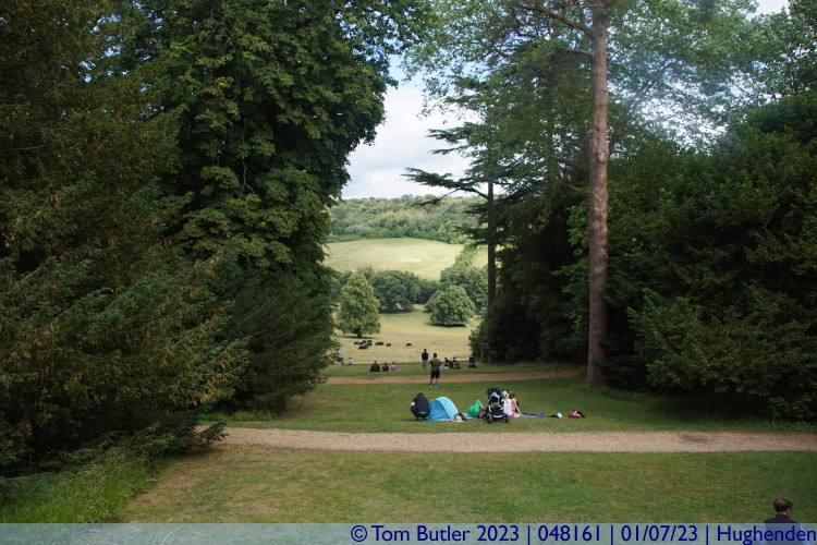 Photo ID: 048161, View from the house, Hughenden, England