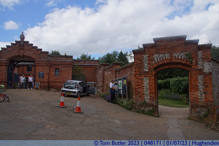 Photo ID: 048171, Entrance to the Walled Garden, Hughenden, England
