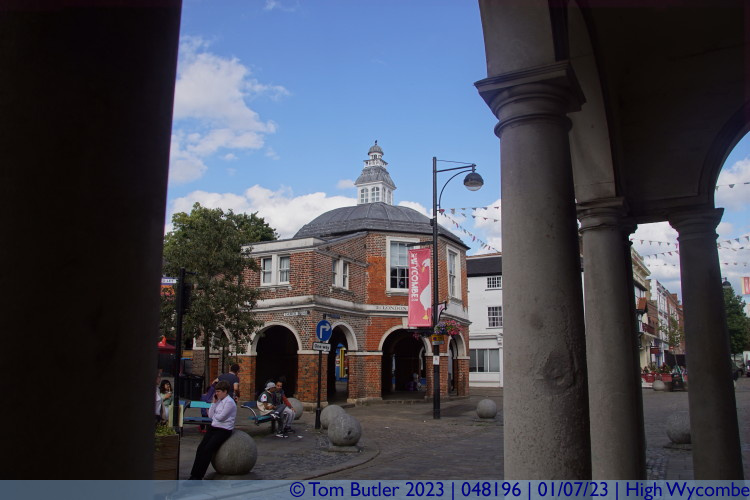 Photo ID: 048196, Little Market House from the Guildhall, High Wycombe, England