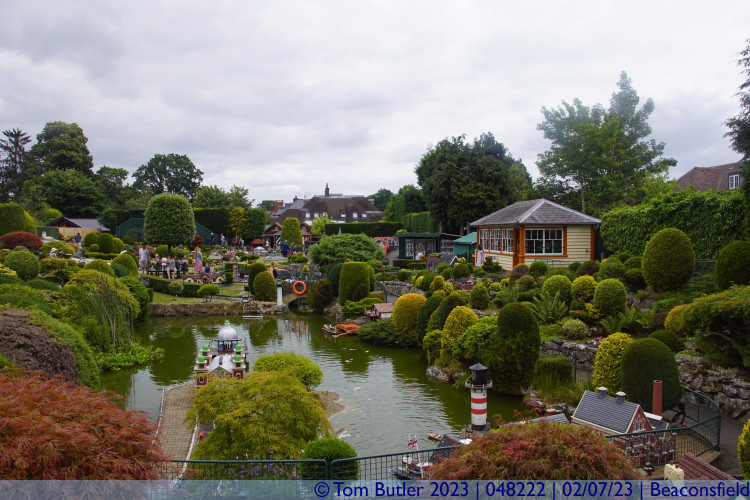 Photo ID: 048222, View over Bekonscot, Beaconsfield, England