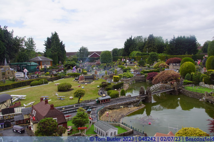 Photo ID: 048242, View over Bekonscot, Beaconsfield, England
