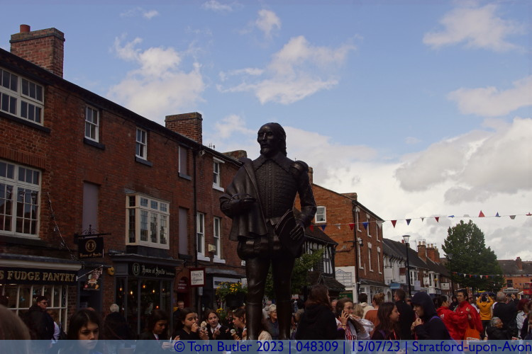 Photo ID: 048309, The man himself, Stratford-upon-Avon, England