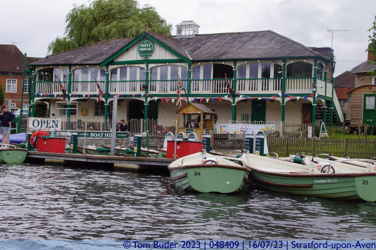 Photo ID: 048409, Boat house, Stratford-upon-Avon, England