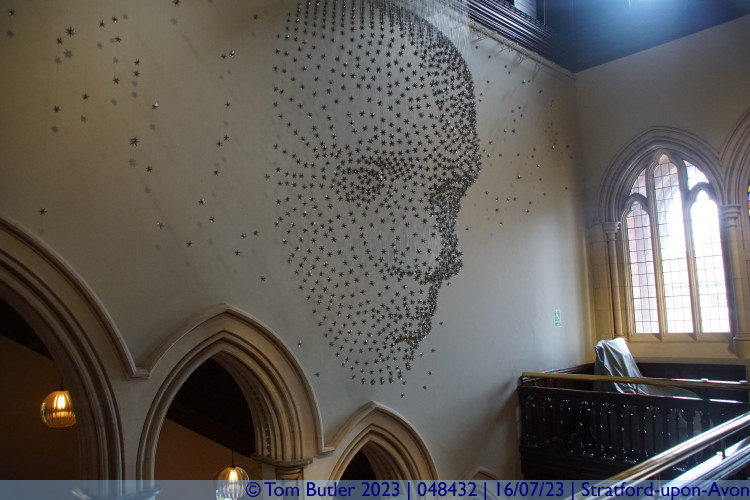 Photo ID: 048432, Face made of stars, Stratford-upon-Avon, England