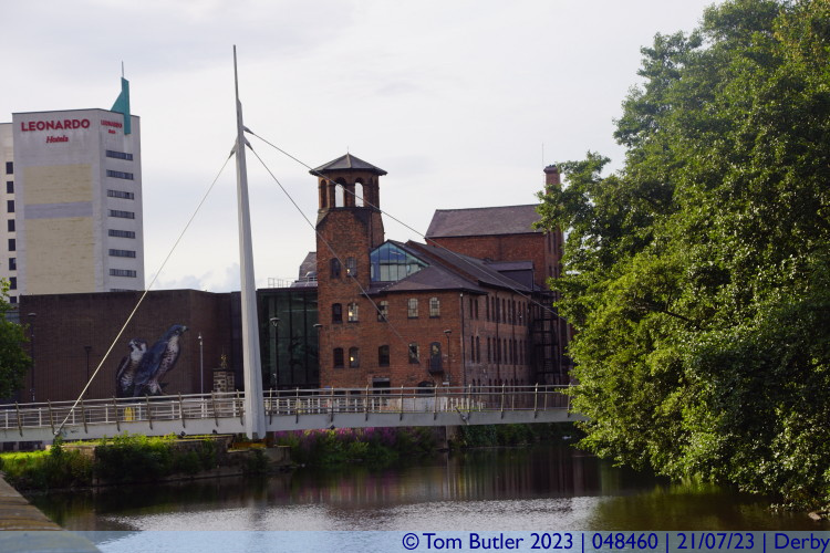 Photo ID: 048460, Looking towards the Silk Mill, Derby, England